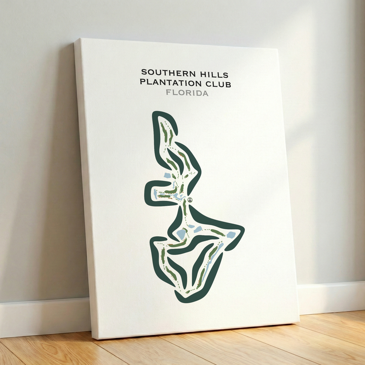 Southern Hills Plantation Club, Florida - Printed Golf Courses