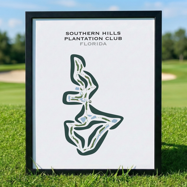 Southern Hills Plantation Club, Florida - Printed Golf Courses