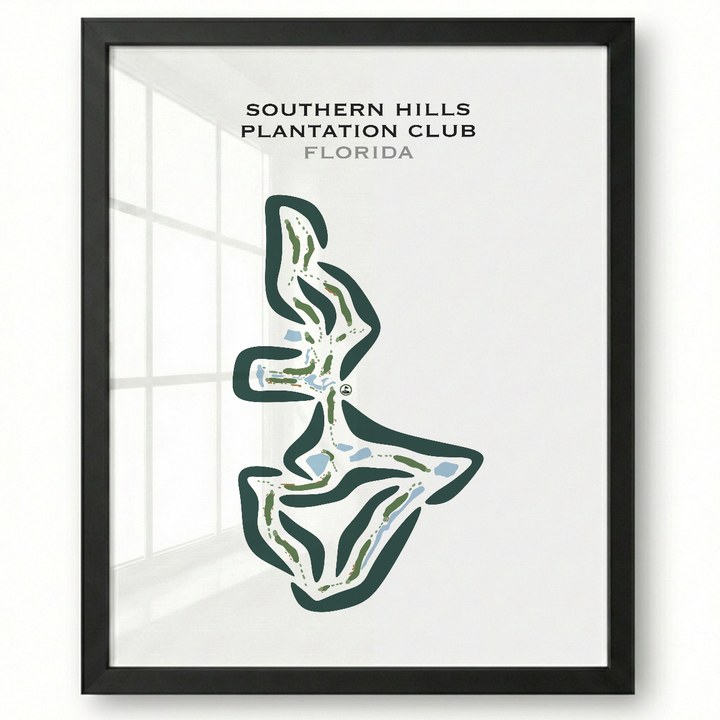 Southern Hills Plantation Club, Florida - Printed Golf Courses