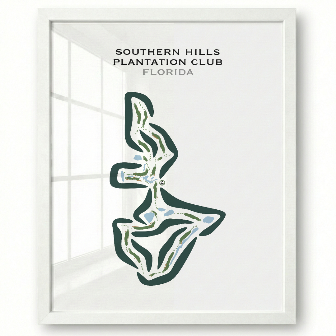 Southern Hills Plantation Club, Florida - Printed Golf Courses