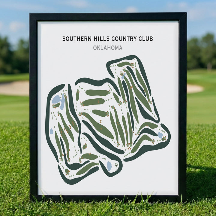 Southern Hills Country Club, Oklahoma - Printed Golf Courses