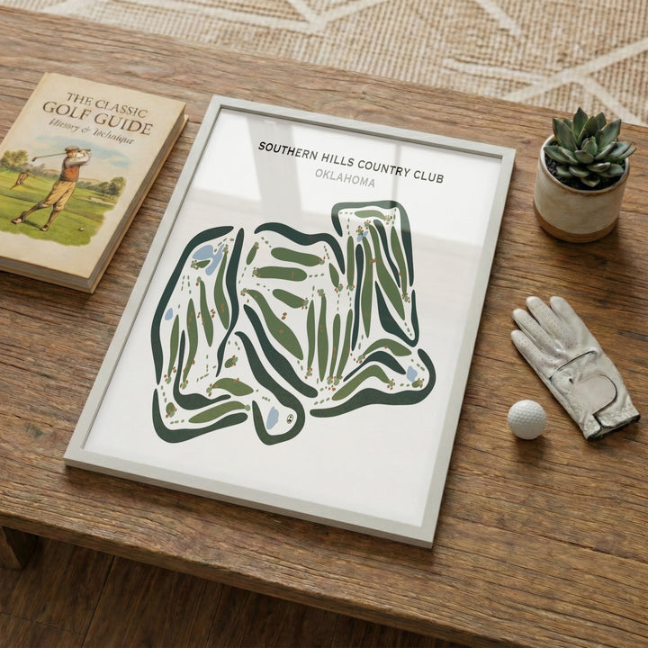 Southern Hills Country Club, Oklahoma - Printed Golf Courses