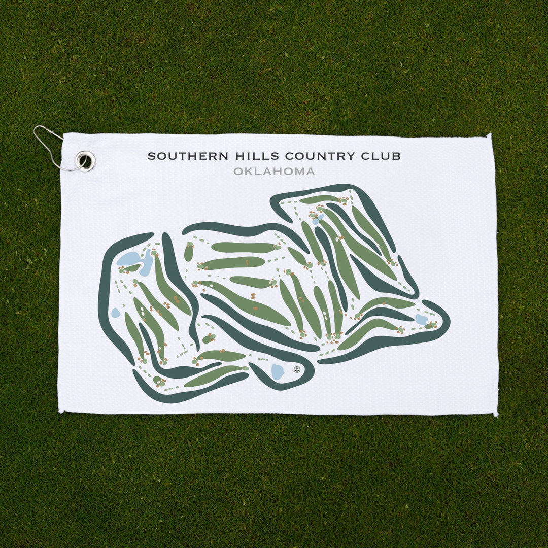 Southern Hills Country Club, Oklahoma - Printed Golf Courses