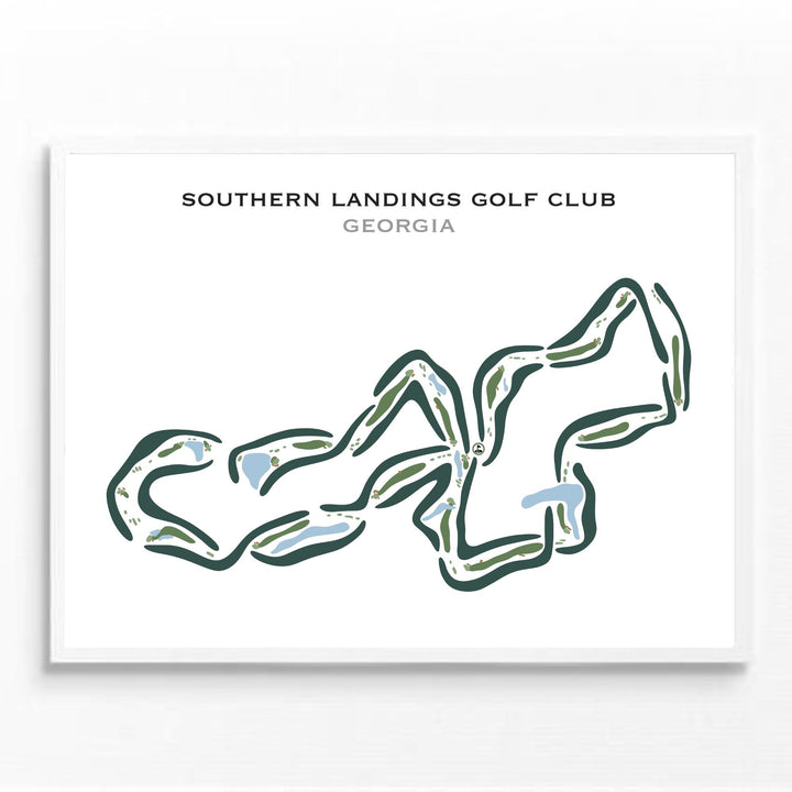 Southern Landings Golf Club, Georgia - Printed Golf Courses