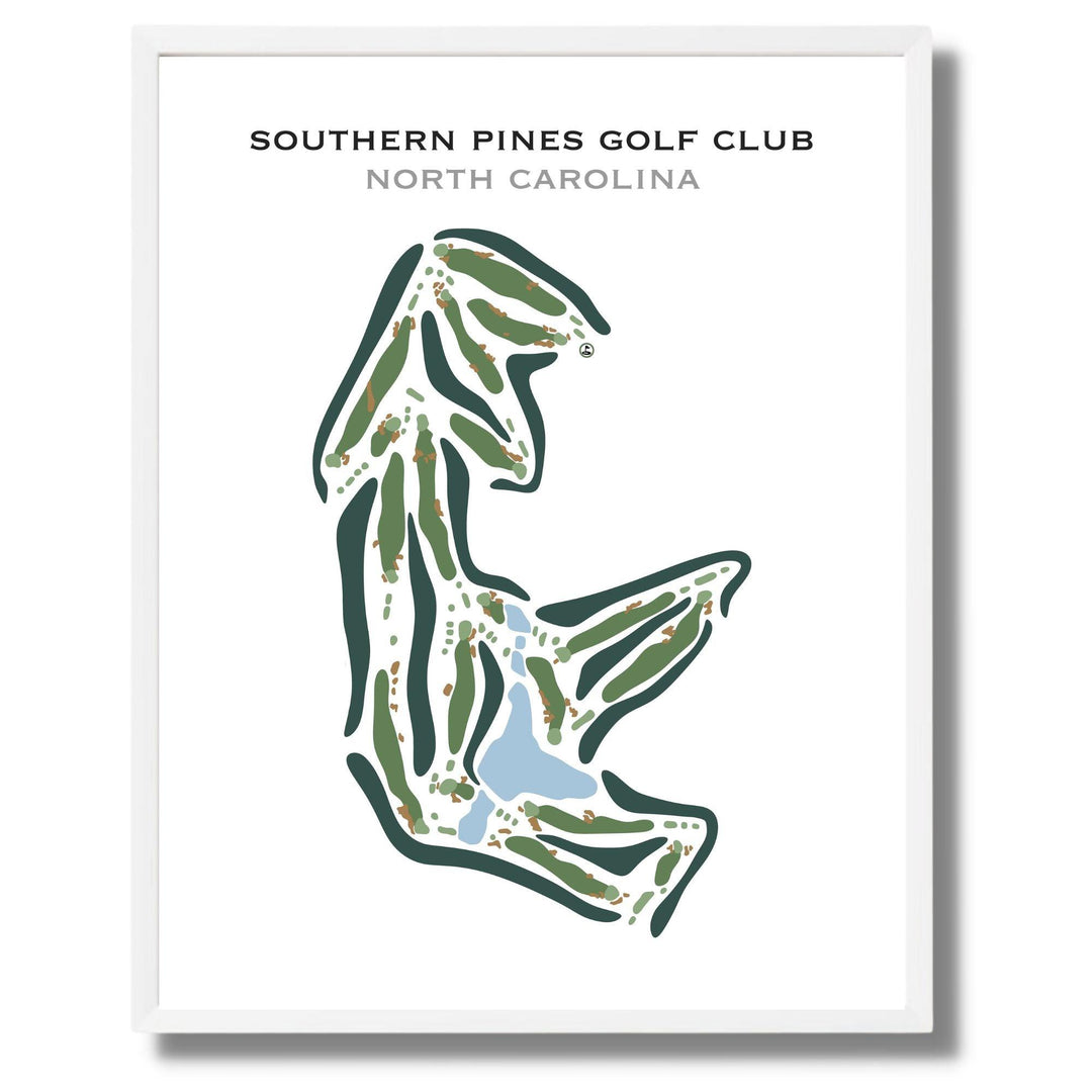 Southern Pines Golf Club, North Carolina - Golf Course Prints