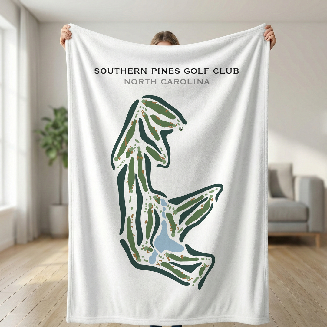 Southern Pines Golf Club, North Carolina - Printed Golf Course