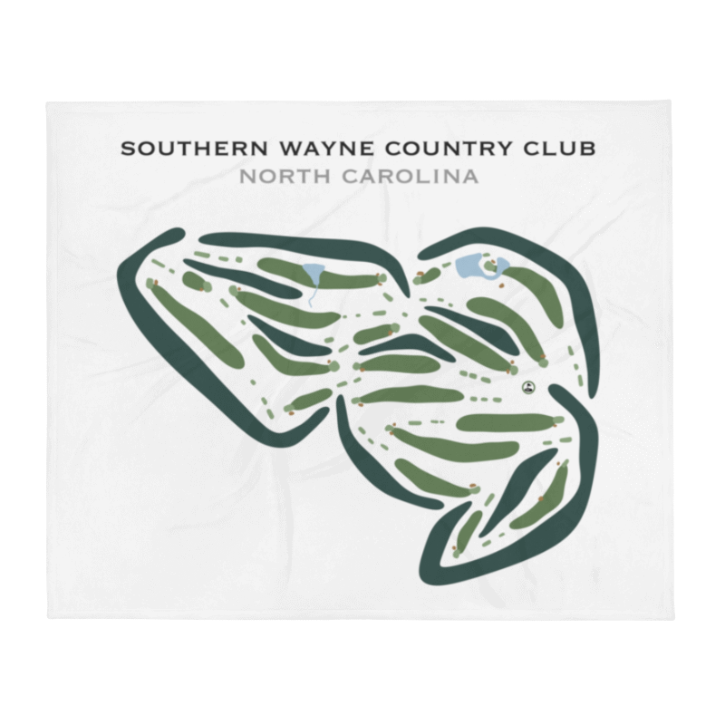 Southern Wayne Country Club, North Carolina - Printed Golf Courses