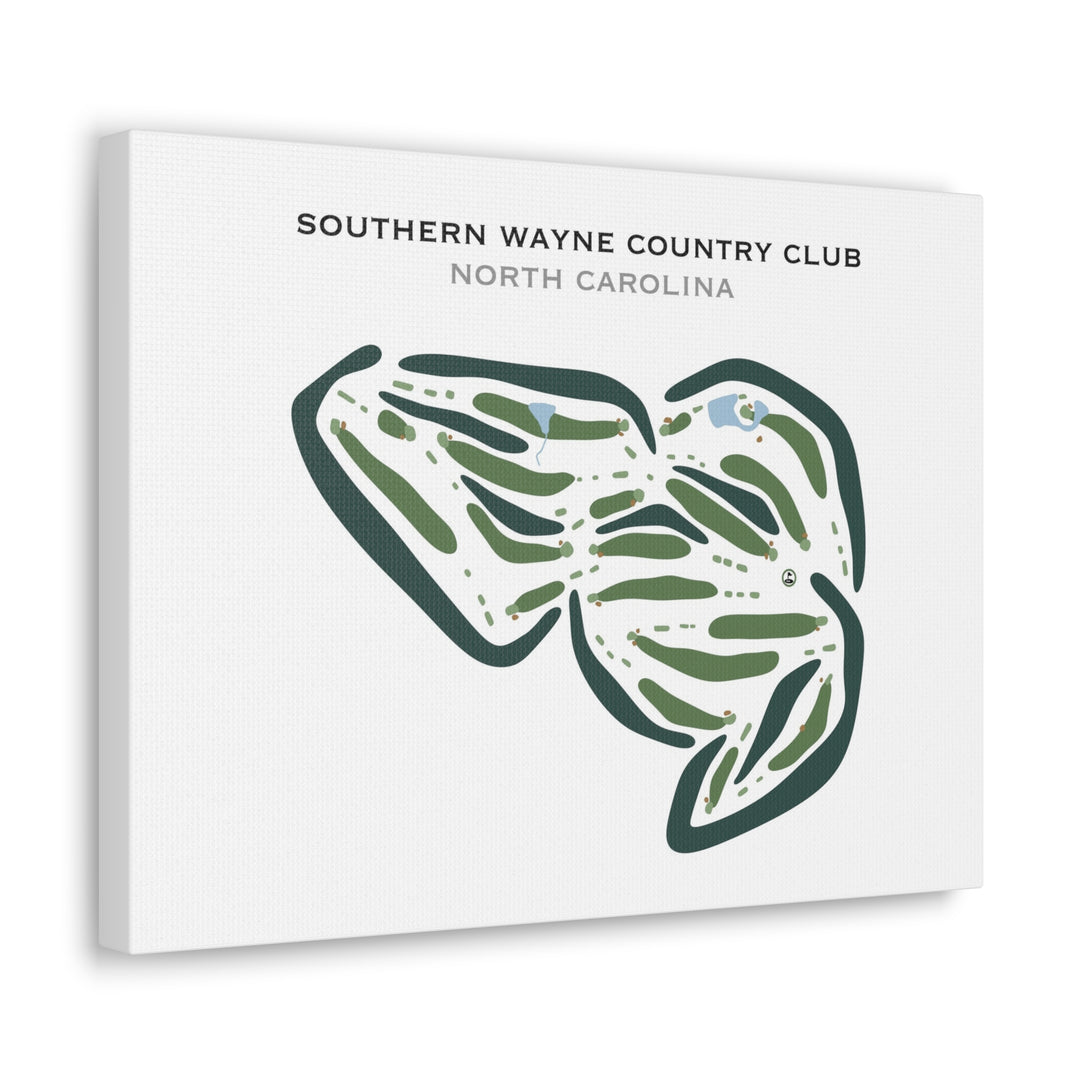 Southern Wayne Country Club, North Carolina - Printed Golf Courses