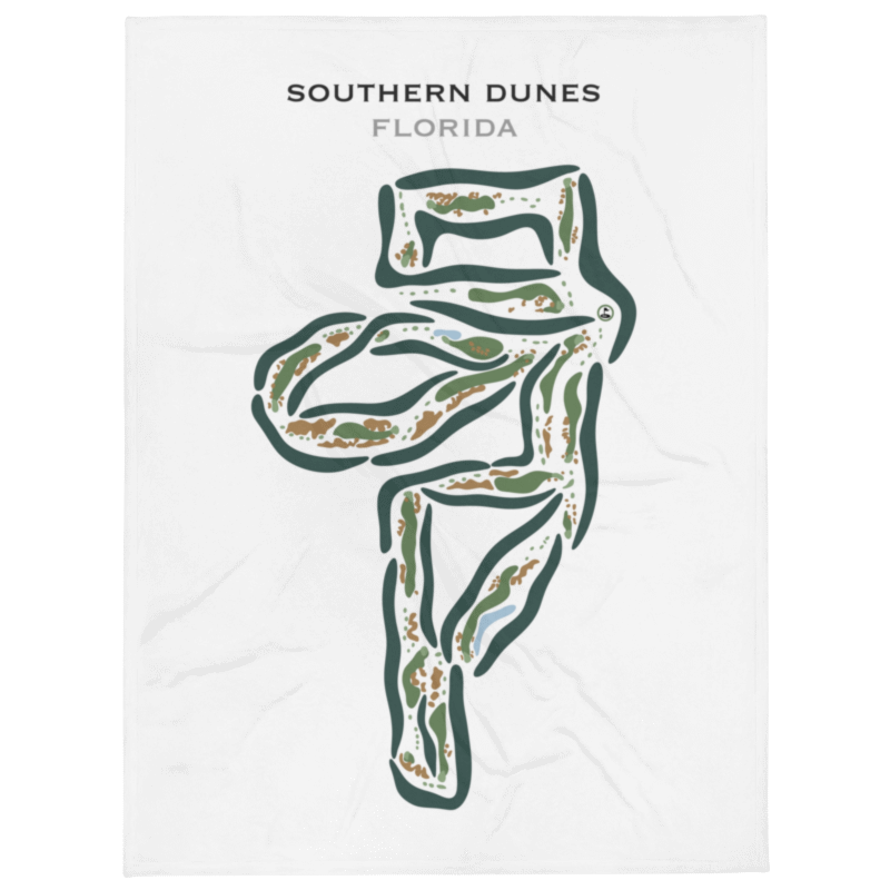 Southern Dunes, Florida - Printed Golf Courses