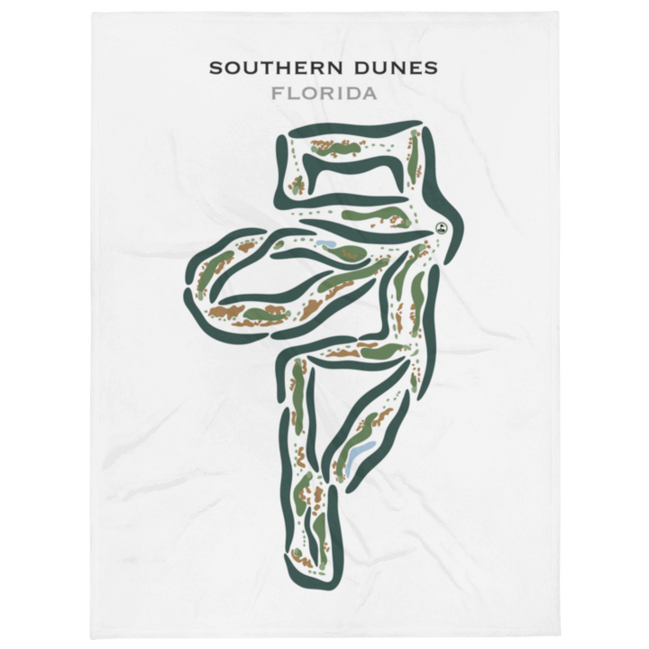 Southern Dunes, Florida - Printed Golf Courses