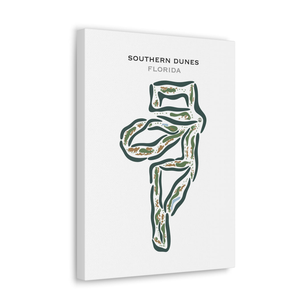 Southern Dunes, Florida - Printed Golf Courses