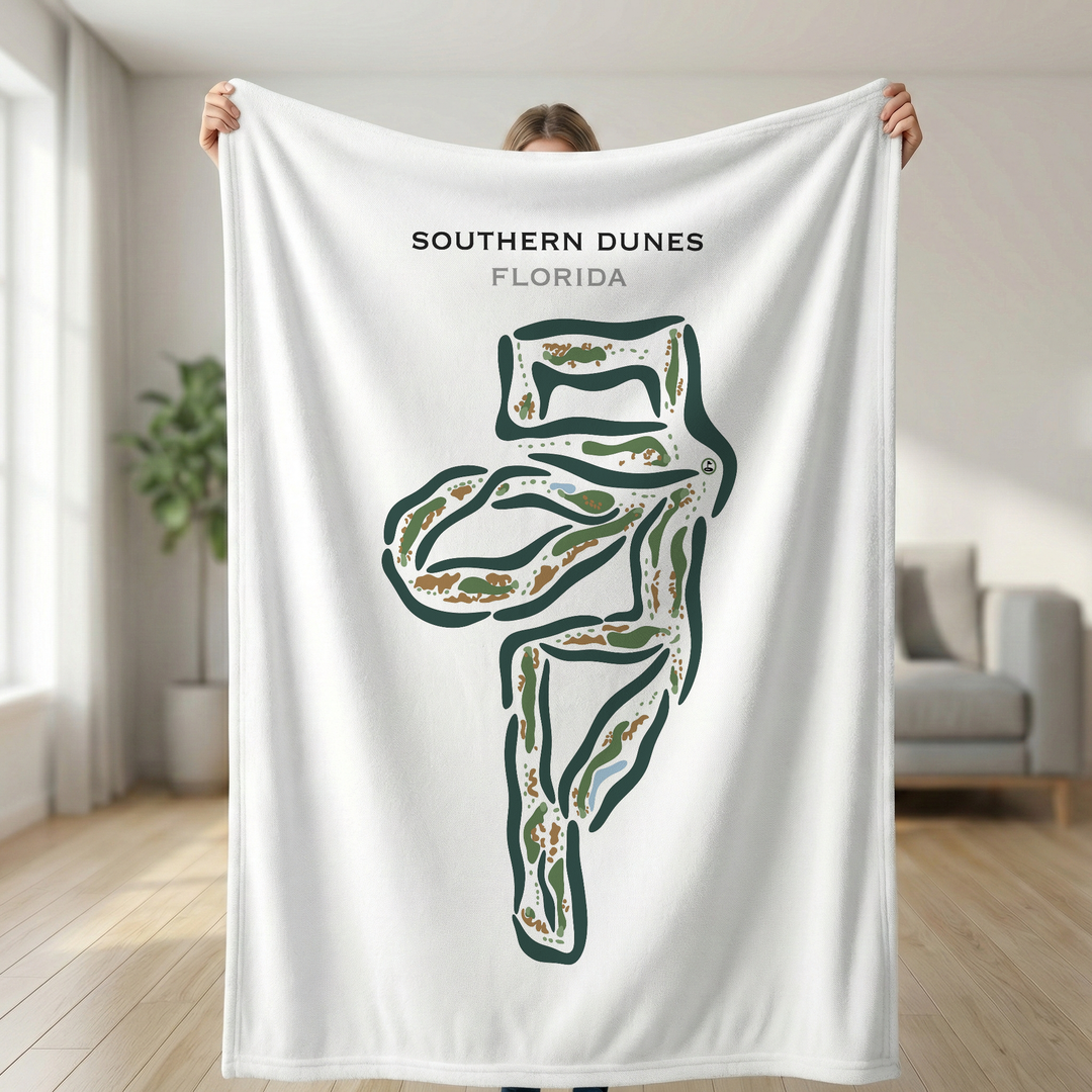 Southern Dunes, Florida - Printed Golf Courses