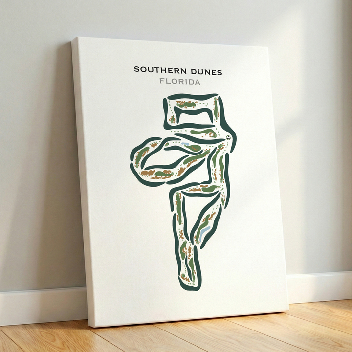 Southern Dunes, Florida - Printed Golf Courses