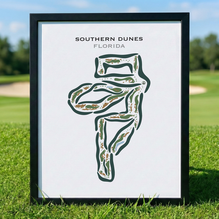 Southern Dunes, Florida - Printed Golf Courses