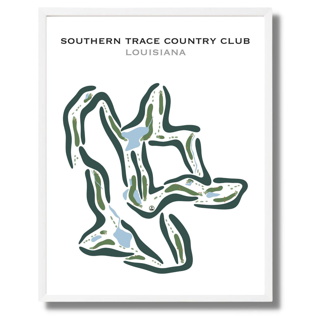 Southern Trace Country Club, Louisiana - Printed Golf Courses - Golf Course Prints