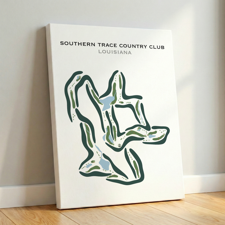 Southern Trace Country Club, Louisiana - Printed Golf Courses