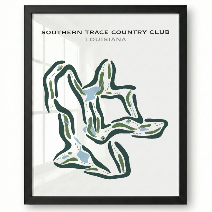 Southern Trace Country Club, Louisiana - Printed Golf Courses