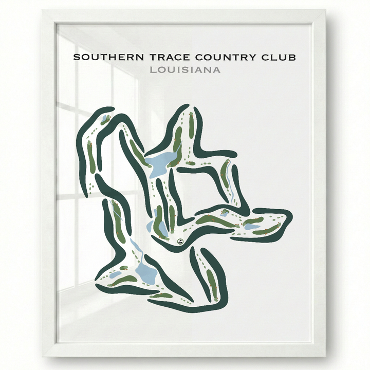 Southern Trace Country Club, Louisiana - Printed Golf Courses