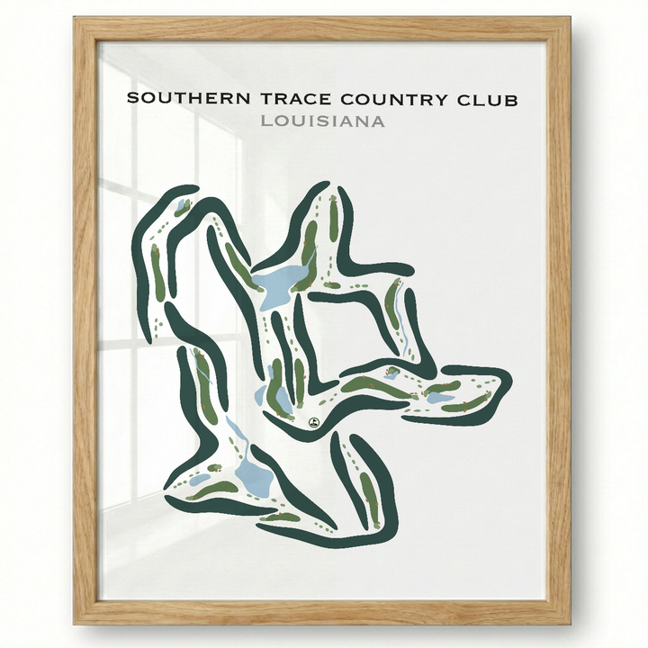 Southern Trace Country Club, Louisiana - Printed Golf Courses