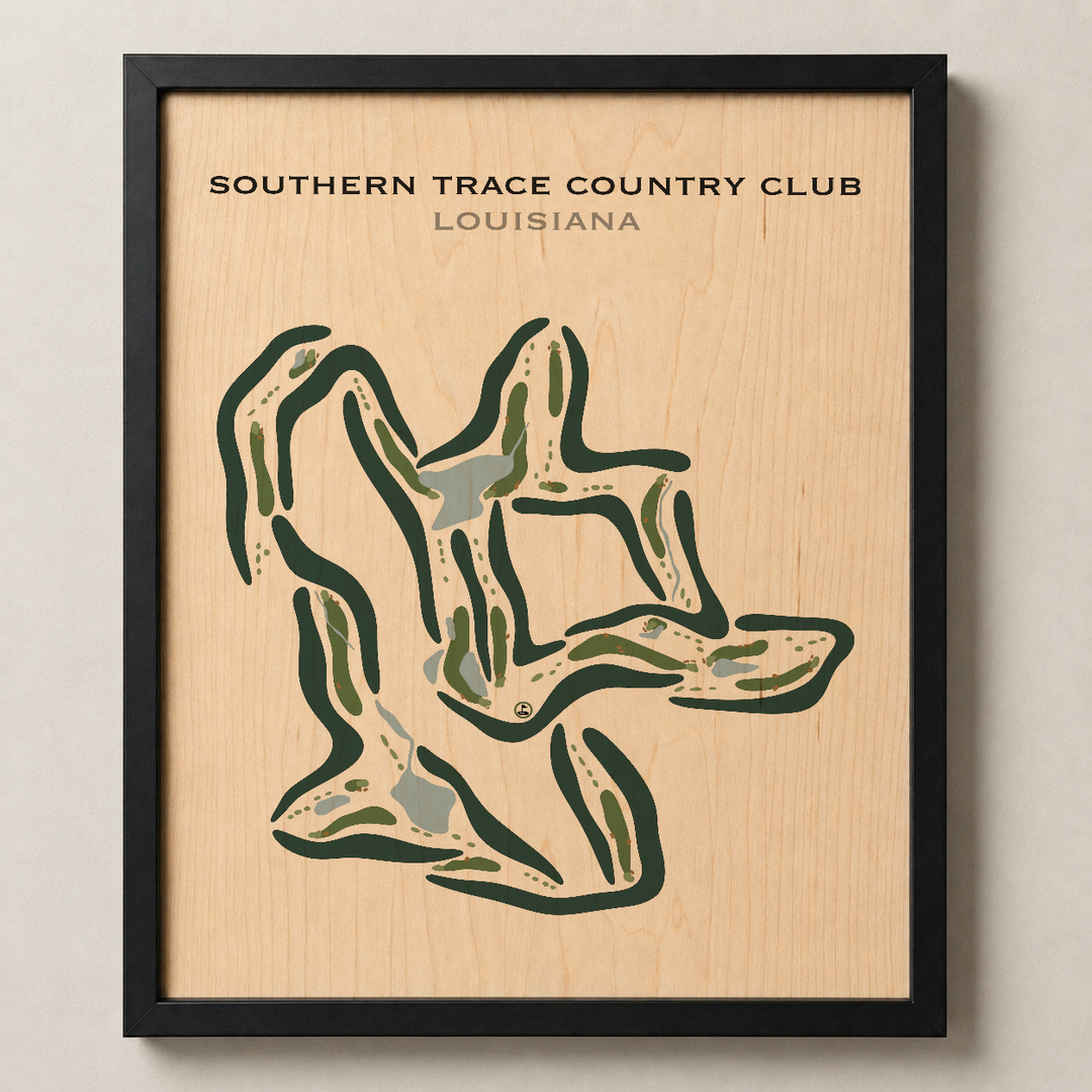 Southern Trace Country Club, Louisiana - Printed Golf Courses