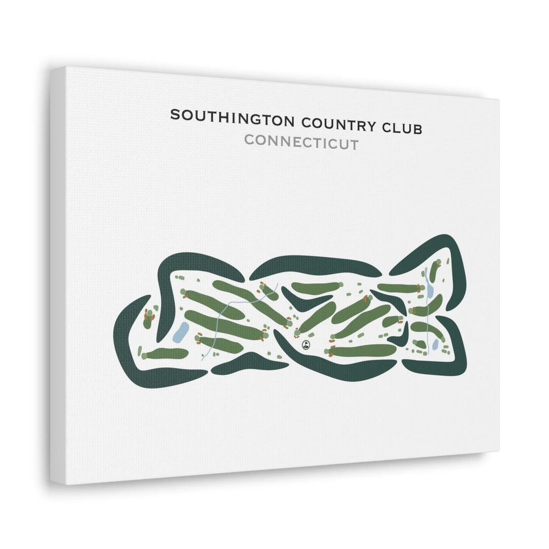 Southington Country Club, Connecticut - Printed Golf Courses