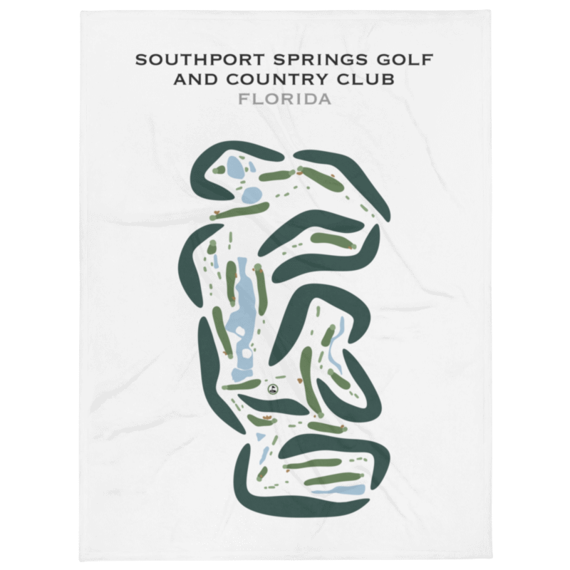Southport Springs Golf and Country Club, Florida - Printed Golf Courses