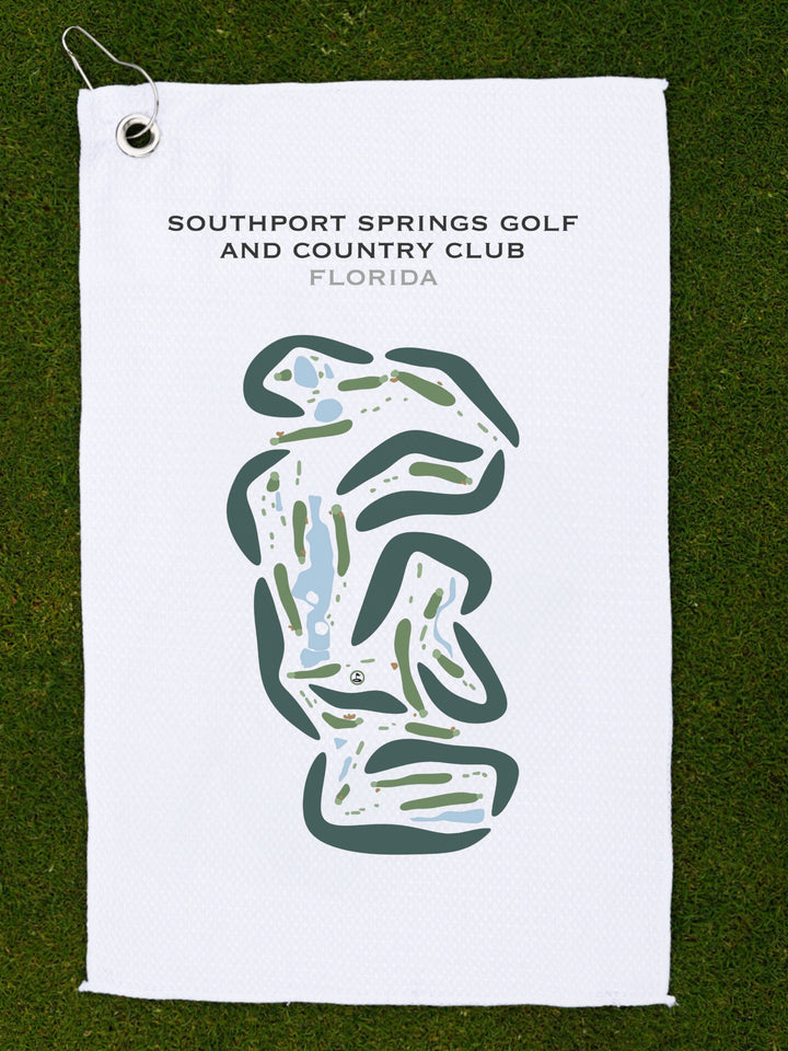 Southport Springs Golf and Country Club, Florida - Printed Golf Courses
