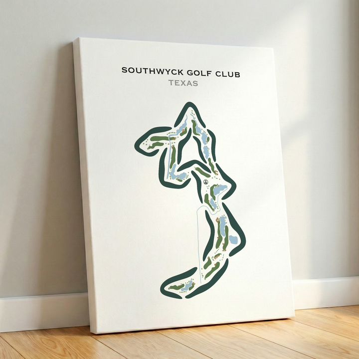 Southwyck Golf Club, Texas - Printed Golf Courses