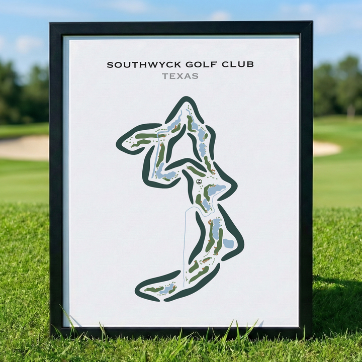 Southwyck Golf Club, Texas - Printed Golf Courses
