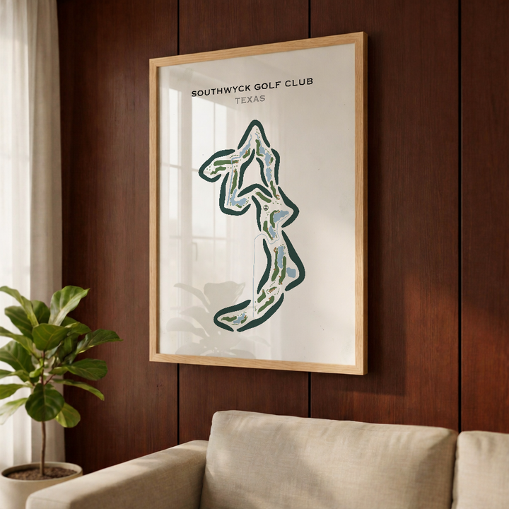 Southwyck Golf Club, Texas - Printed Golf Courses