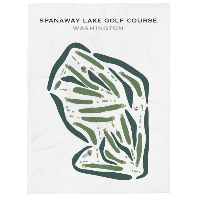 Lake Spanaway Golf Course, Washington - Printed Golf Courses