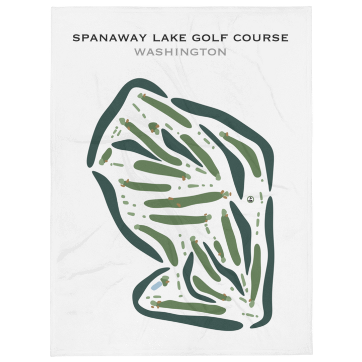 Lake Spanaway Golf Course, Washington - Printed Golf Courses