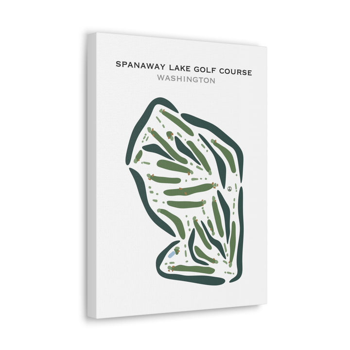 Lake Spanaway Golf Course, Washington - Printed Golf Courses