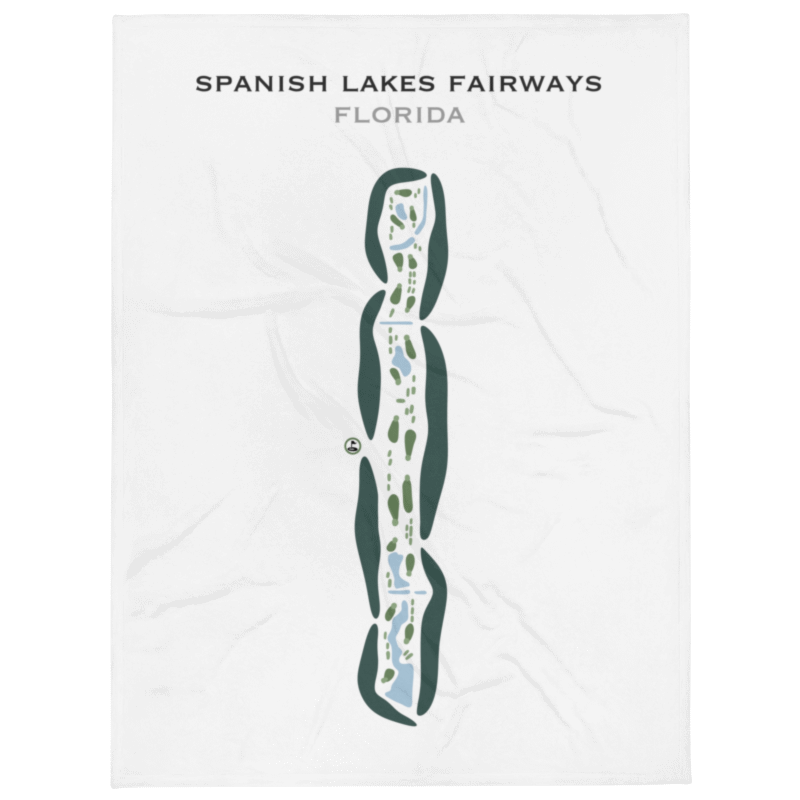 Spanish Lakes Fairways, Florida - Printed Golf Courses