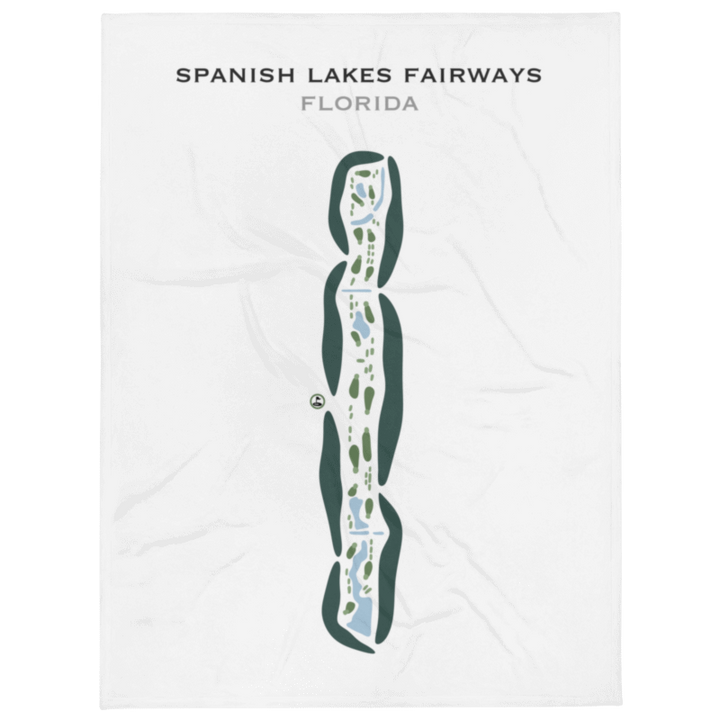 Spanish Lakes Fairways, Florida - Printed Golf Courses