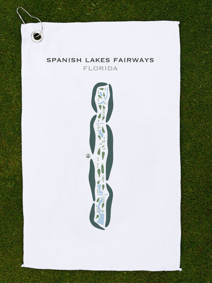 Spanish Lakes Fairways, Florida - Printed Golf Courses