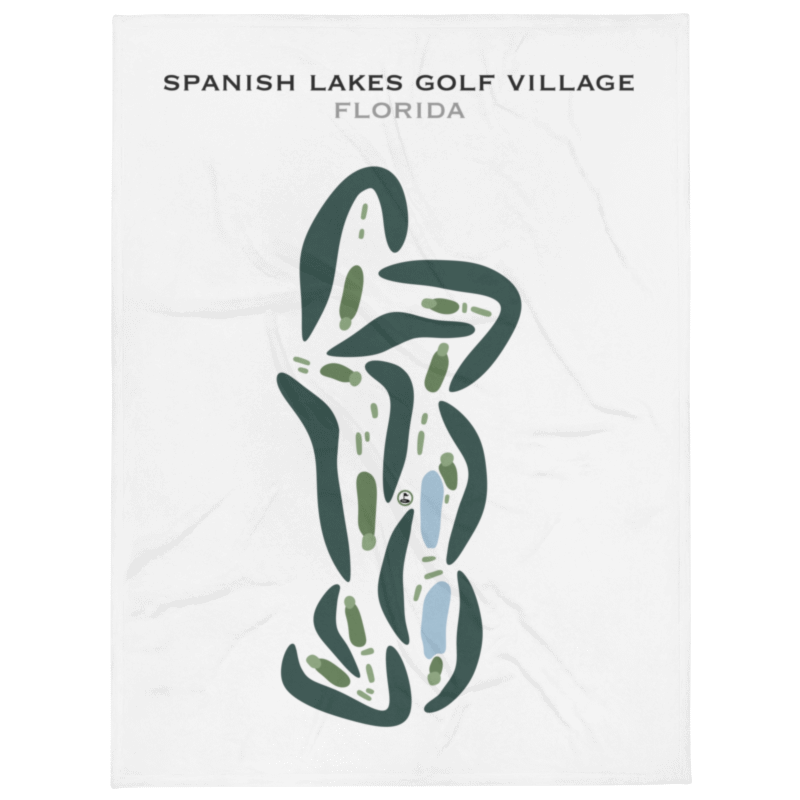Spanish Lakes Golf Village, Florida - Printed Golf Courses