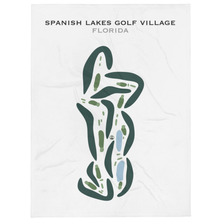 Spanish Lakes Golf Village, Florida - Printed Golf Courses