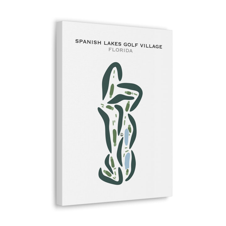 Spanish Lakes Golf Village, Florida - Printed Golf Courses