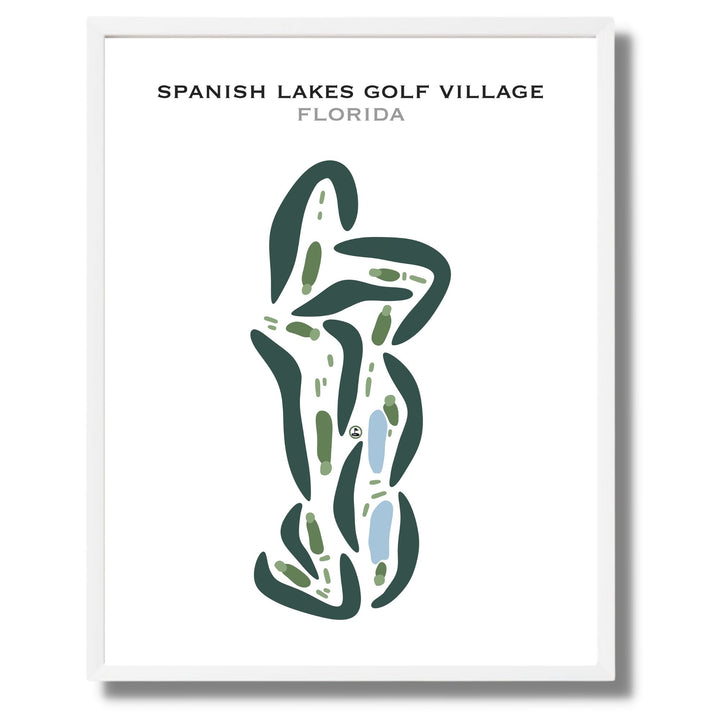 Spanish Lakes Golf Village, Florida - Printed Golf Courses