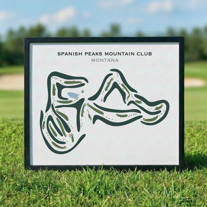Spanish Peaks Mountain Club, Montana - Printed Golf Courses