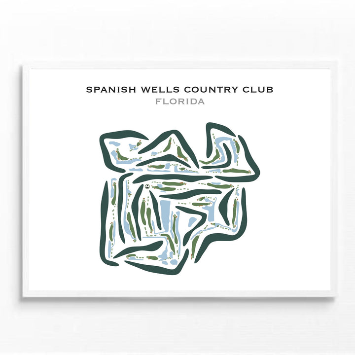 Spanish Wells Country Club, Florida - Printed Golf Courses