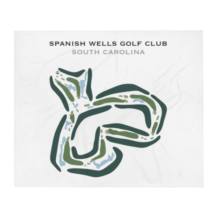 Spanish Wells Golf Club, South Carolina - Printed Golf Course