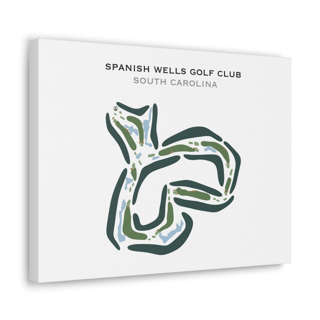 Spanish Wells Golf Club, South Carolina - Printed Golf Course