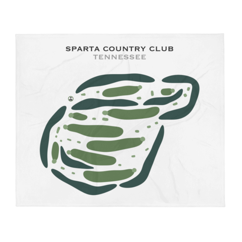 Sparta Country Club, Tennessee - Printed Golf Courses