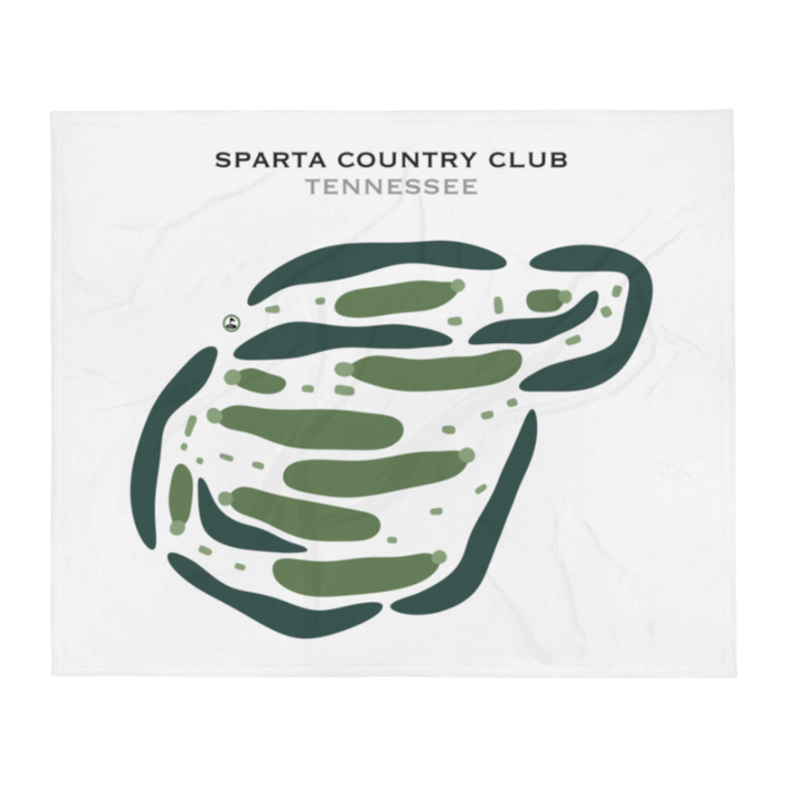 Sparta Country Club, Tennessee - Printed Golf Courses