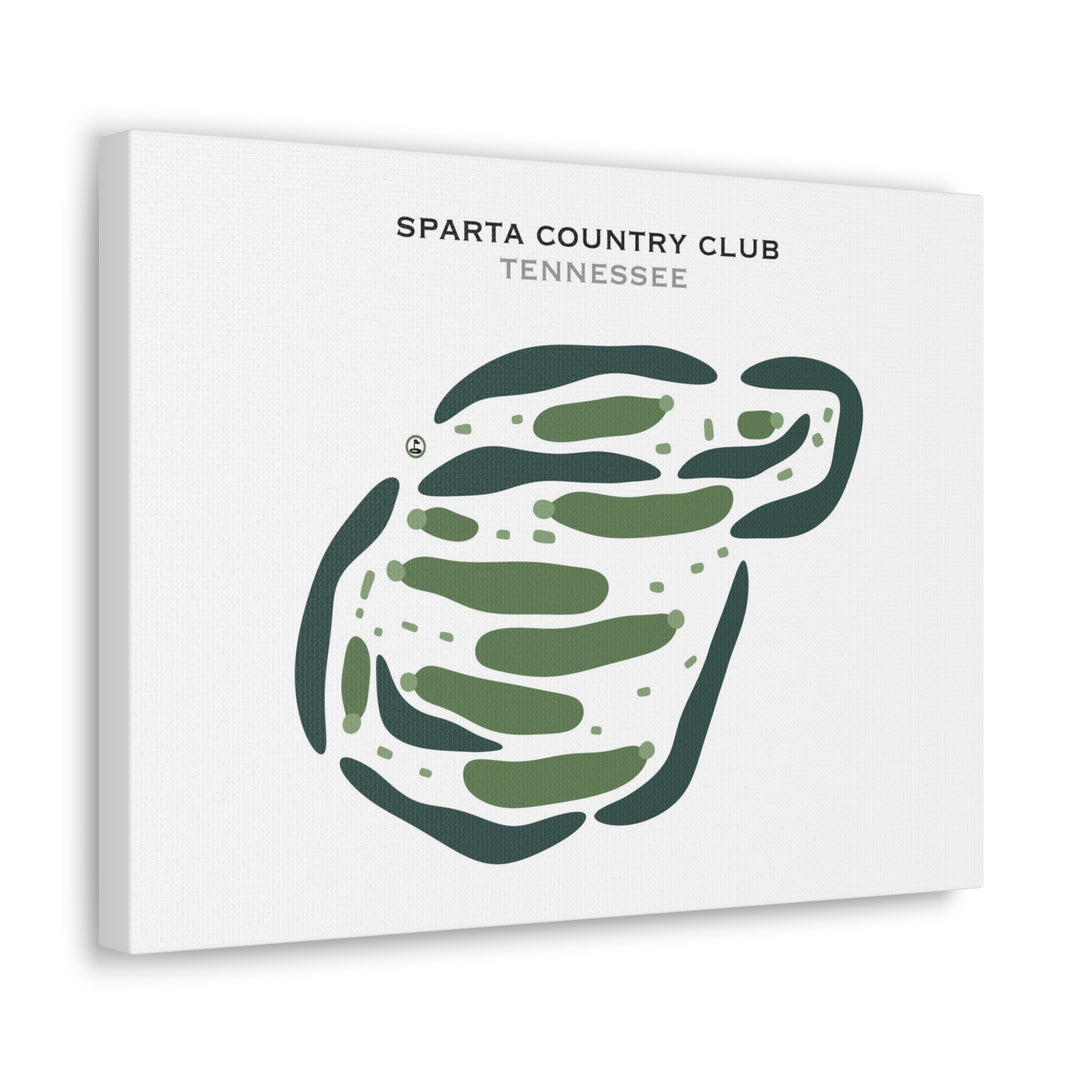Sparta Country Club, Tennessee - Printed Golf Courses