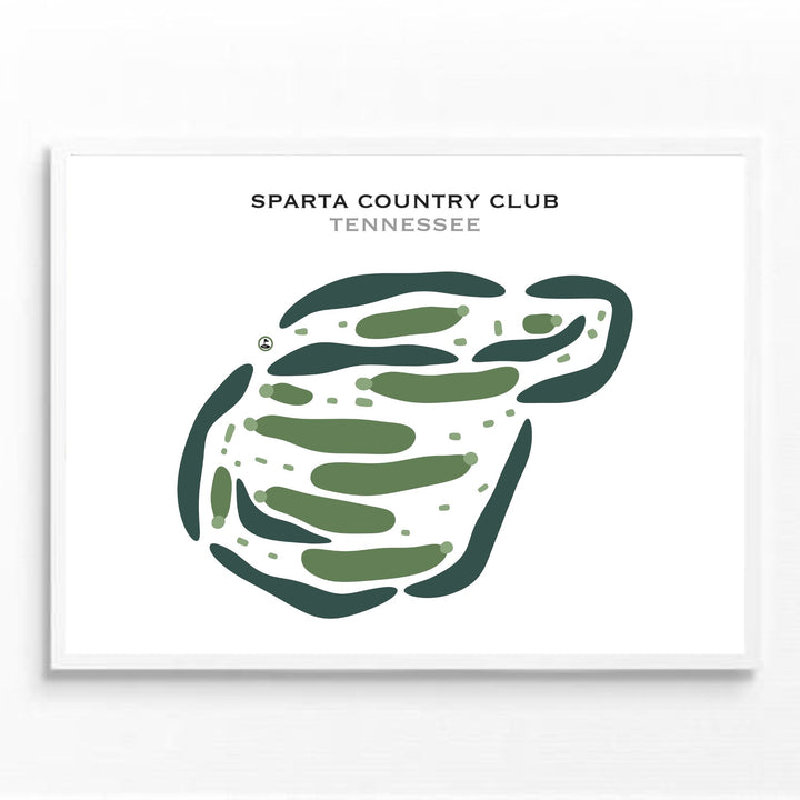 Sparta Country Club, Tennessee - Printed Golf Courses