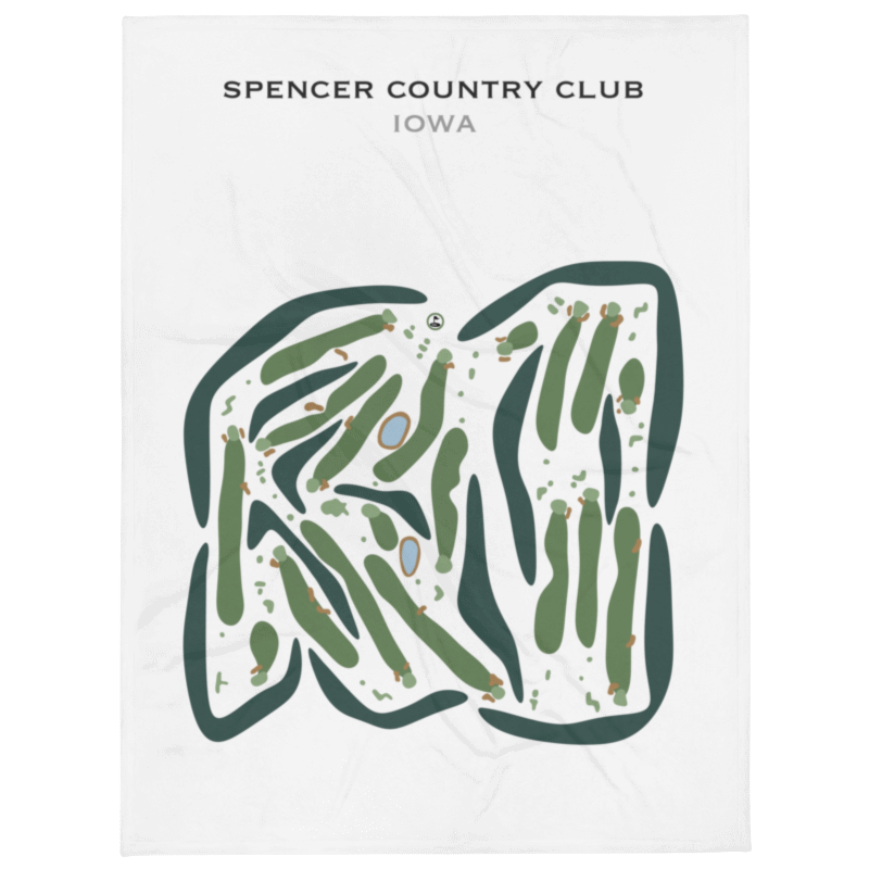 Spencer Country Club, Iowa - Printed Golf Courses