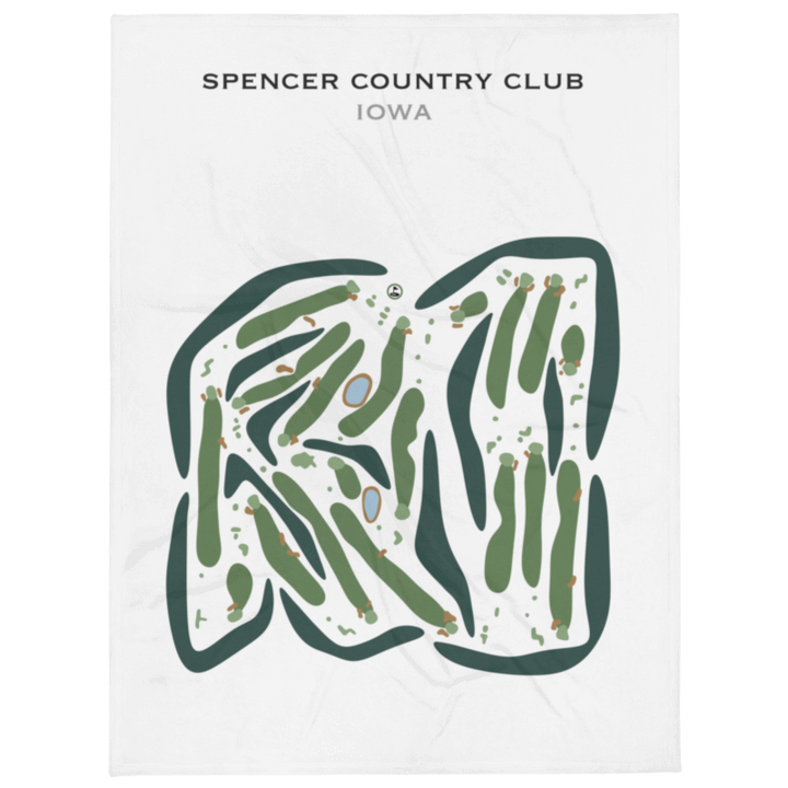 Spencer Country Club, Iowa - Printed Golf Courses